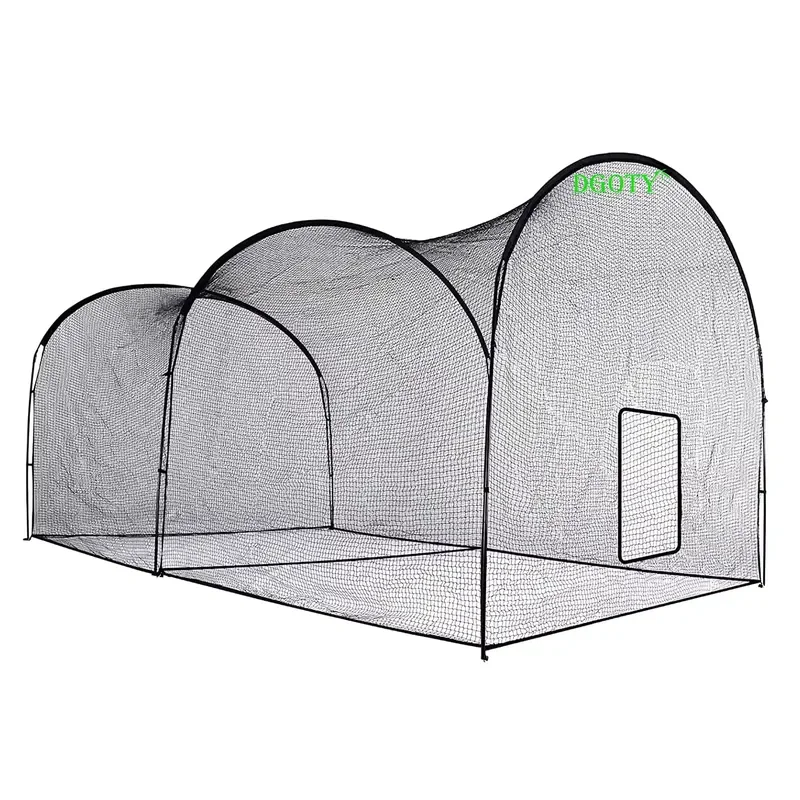 Heavy 3*3*3m Netting Backyard Training Equipment Portable Baseball Cage Softball Batting Cage Baseball Netting for Cages