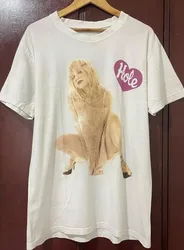 Hole Band White Short Sleeve Gift For Fan T Shirt Full Size S-5XL FH89