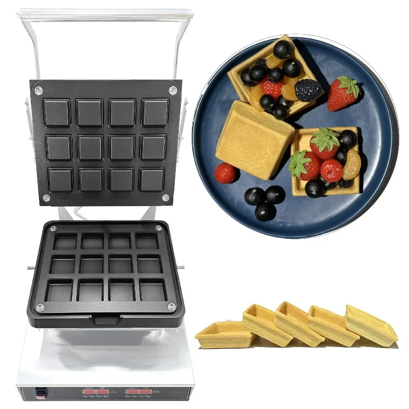 Commercial square fruit tower shell machine 69MM oversized egg tart shell machine c