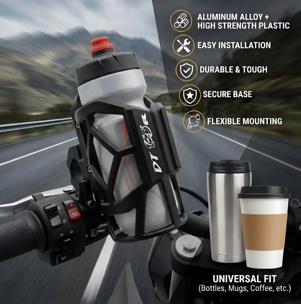 

For YAMAHA DT125R DT125RR DT125 R DT 125 1998 2000 2018 2019 2020 Universal High Quality Motorcycle Beverage Water Cup Holder