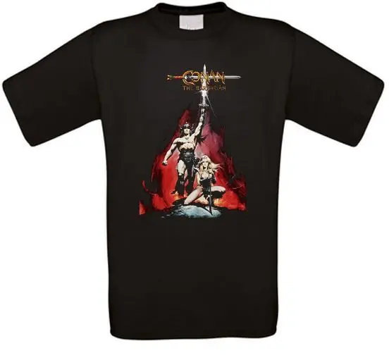 Conan The Barbarian Conan Le Barbare  Movie T-Shirt   T-shirts for Tees  tops Unisex Summer Short Sleeve