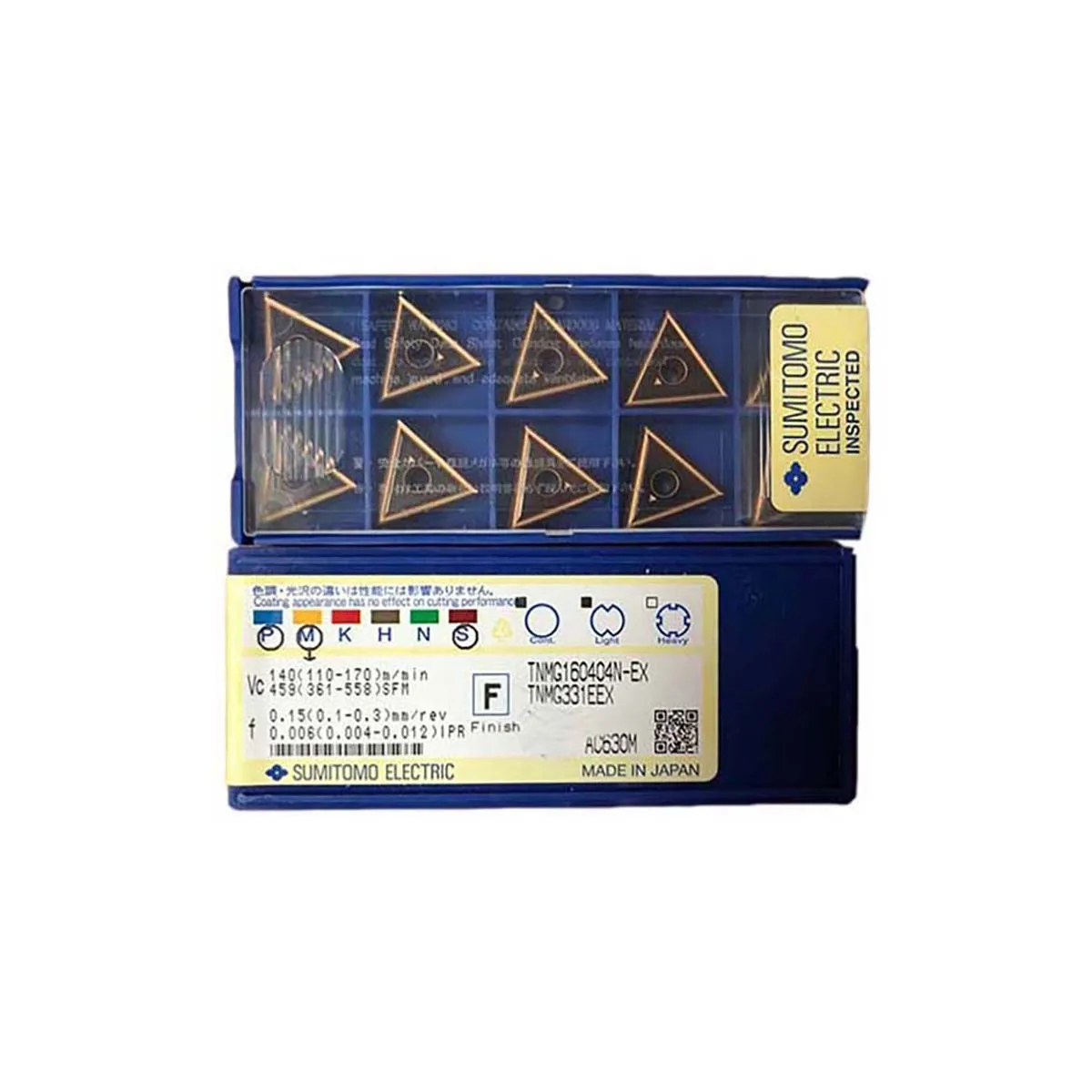 

SUMITOMO Original Turning Insert TNMG AC630M TNMG160404N-EX AC630M TNMG160404N-GU TNMG160404N-LU TNMG160404R-HM