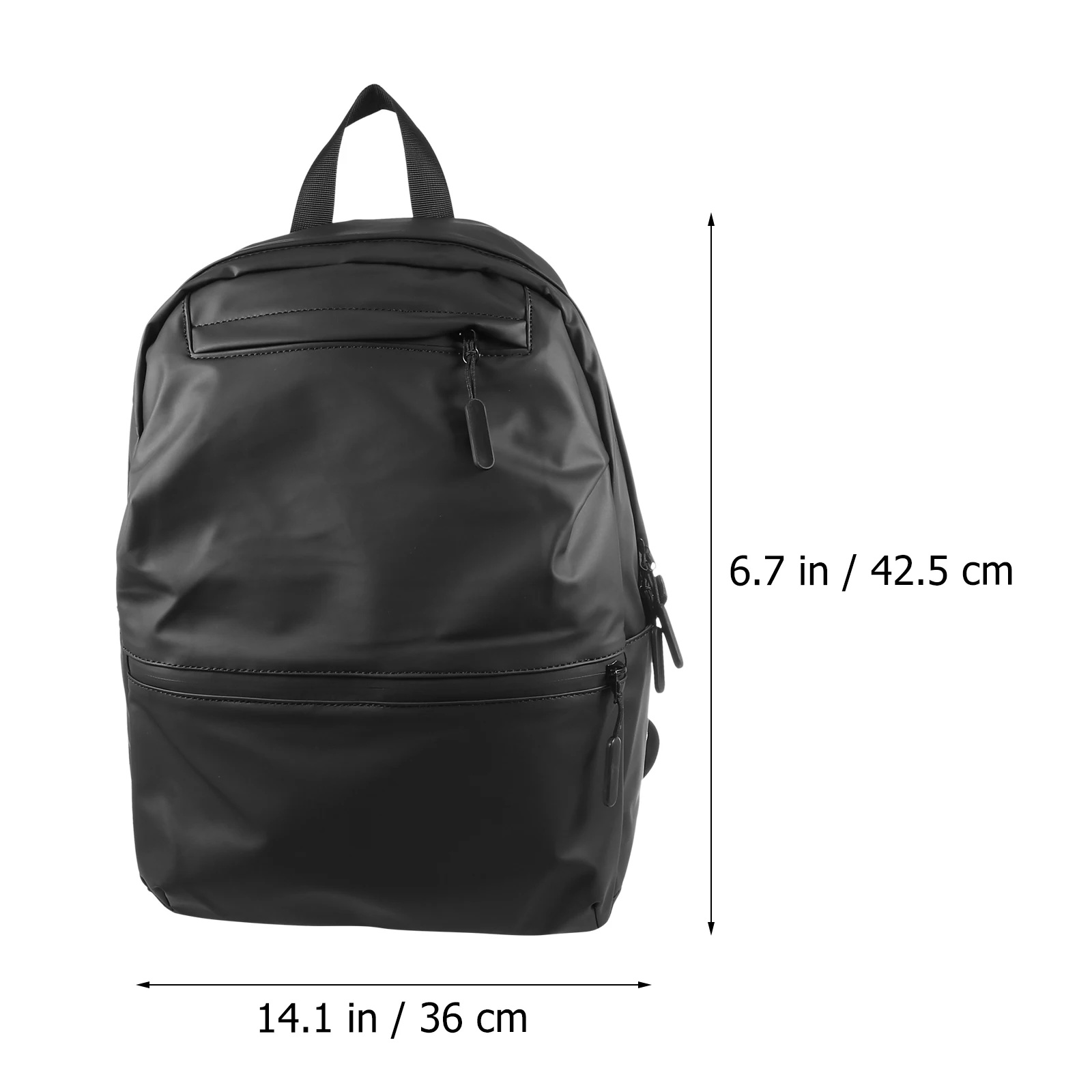 

Nylon Backpack Large Capacity Waterproof Durable School Travel Laptop Storage Bag Shoulder Backpack Fashion Black