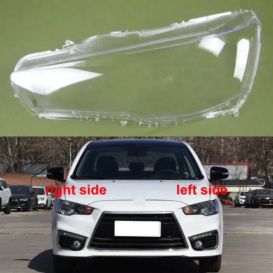 For Mitsubishi Lancer Ex 2010 2011 2012 2013 2014 2015 2016 Headlight Cover Transparent Lampshade Shell Headlamp Lens Plexiglass