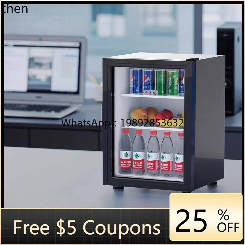Household Small Living Room Office Beverage Small Refrigerator Refrigerated Cabinet Tea Fresh-keeping Cabinet