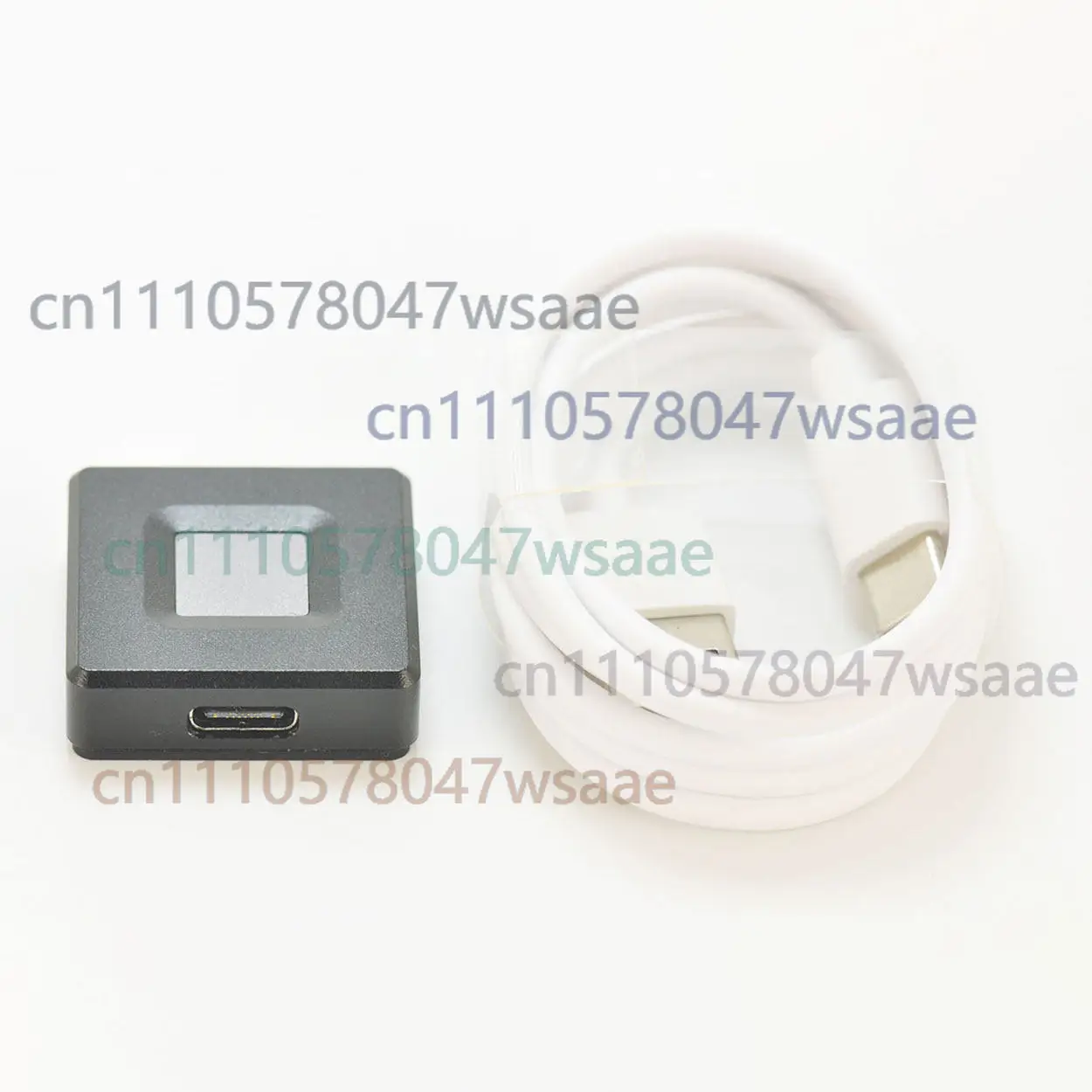 Metal Housing FS7605 USB-C Fingerprint Reader, Fingerprint Unlock Sensor Compatible with Windows 8/10/11 & Linux System