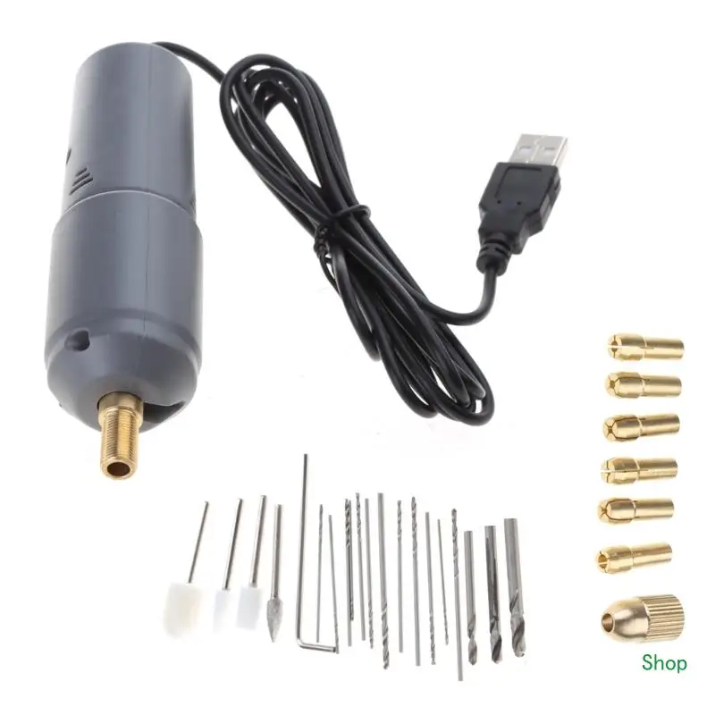 Dropship Drill Handheld Drill Rotary Set Engraver Pen Drilling Jewelry Tools For Epoxy Resin Making DIY Craft