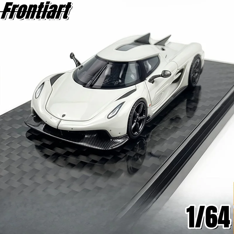 1:64, белый суперкар Jesko, ограниченная серия, высококачественная ограниченная серия, статическая миниатюрная имитационная модель автомобиля из смолы, коллекция игрушек.