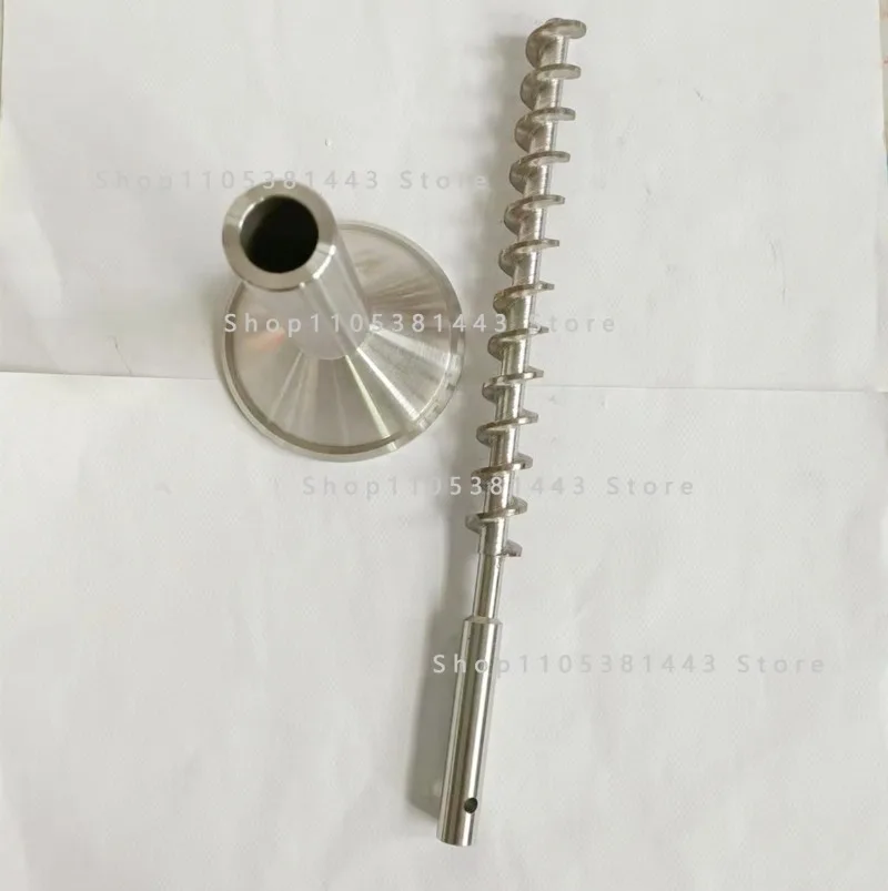 304 stainless steel feeding screw powder packaging machine metering and blanking screw