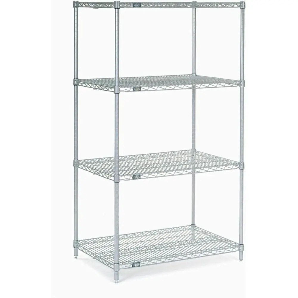 

Silver 21 x 30 x 63 Epoxy Starter Shelving Unit - 21306EP