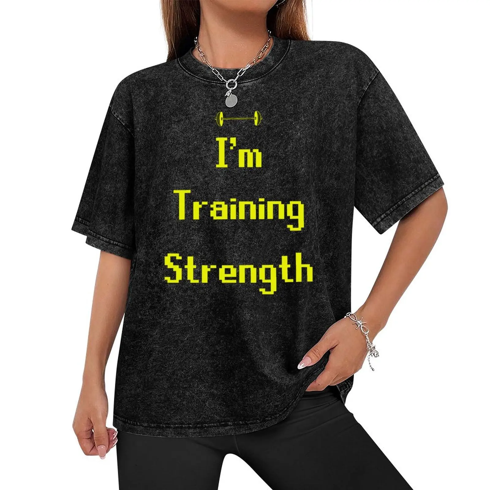 TRAINING STRENGTH T-Shirt vintage anime shirt sublime summer clothes mens designer clothes