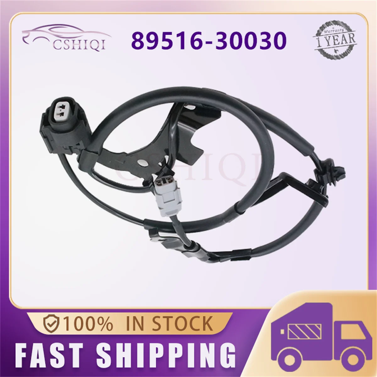 

89516-30030 8951630030 Front Left ABS Wheel Speed Sensor For Lexus IS250 IS300 IS350 GS350 GS430 GS460 GS450h Skid Control Wire