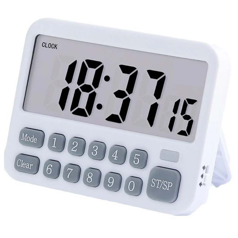 Stopwatch Digital Kitchen Home Interval Timer, Countdown Clock Timing Device Fit for Cooking Studying Home Use ABS Body