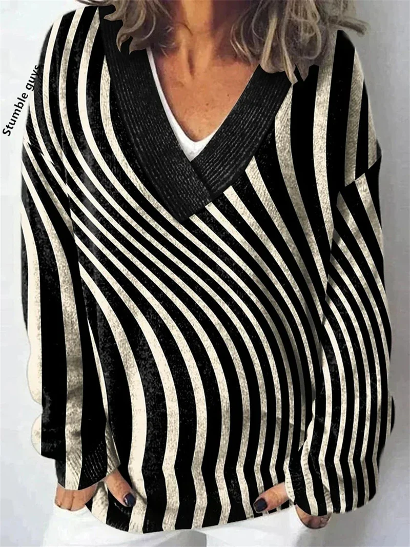 Women's Christmas Print Sweater Autumn Winter Fashion Casual Warm Dog Deer Snowman Y2K European American Knit Top​