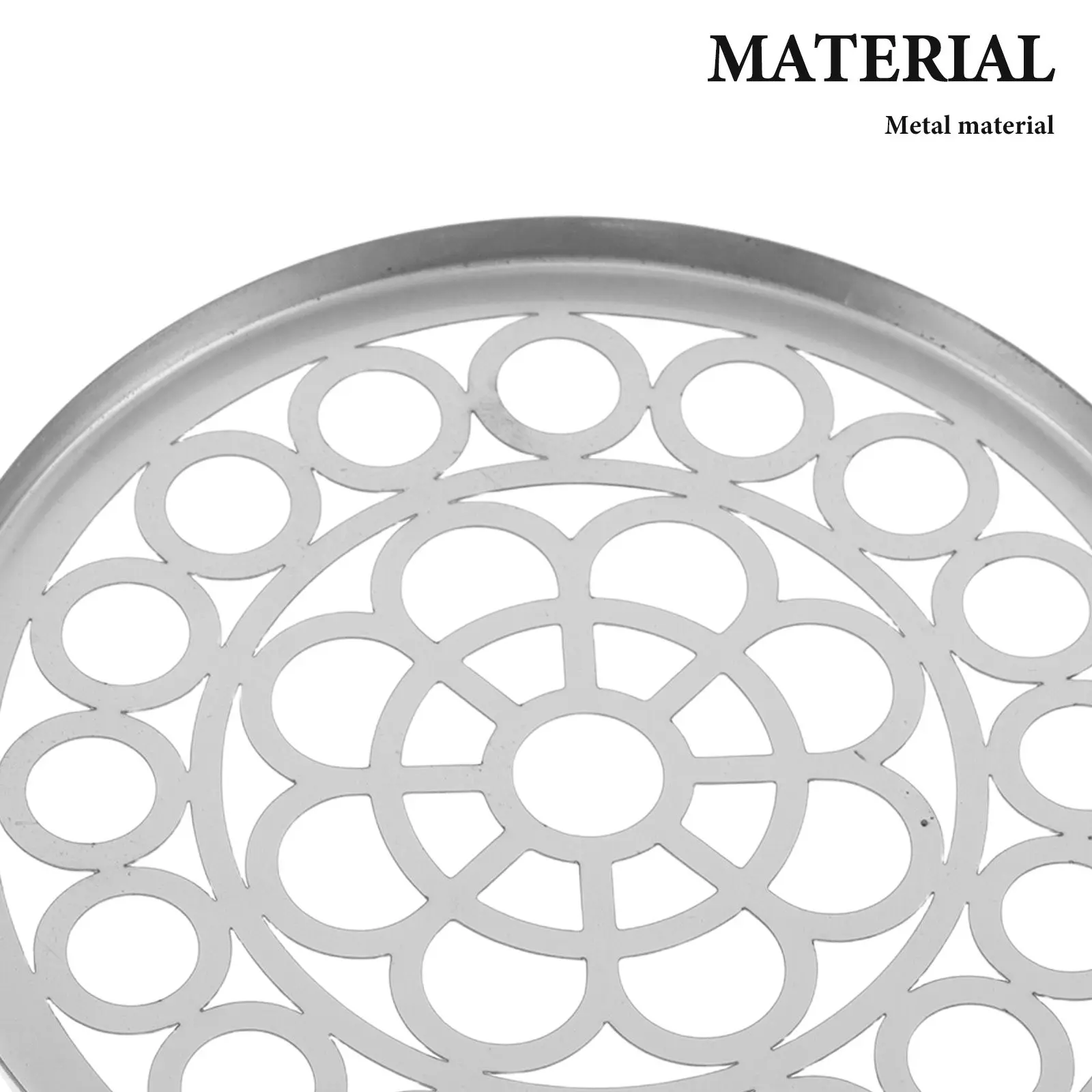 Metal Flower Frog Round Floral Grid 10Cm Floral Arrangement Holder Vase Insert Wire Flower Arrangement Supplies