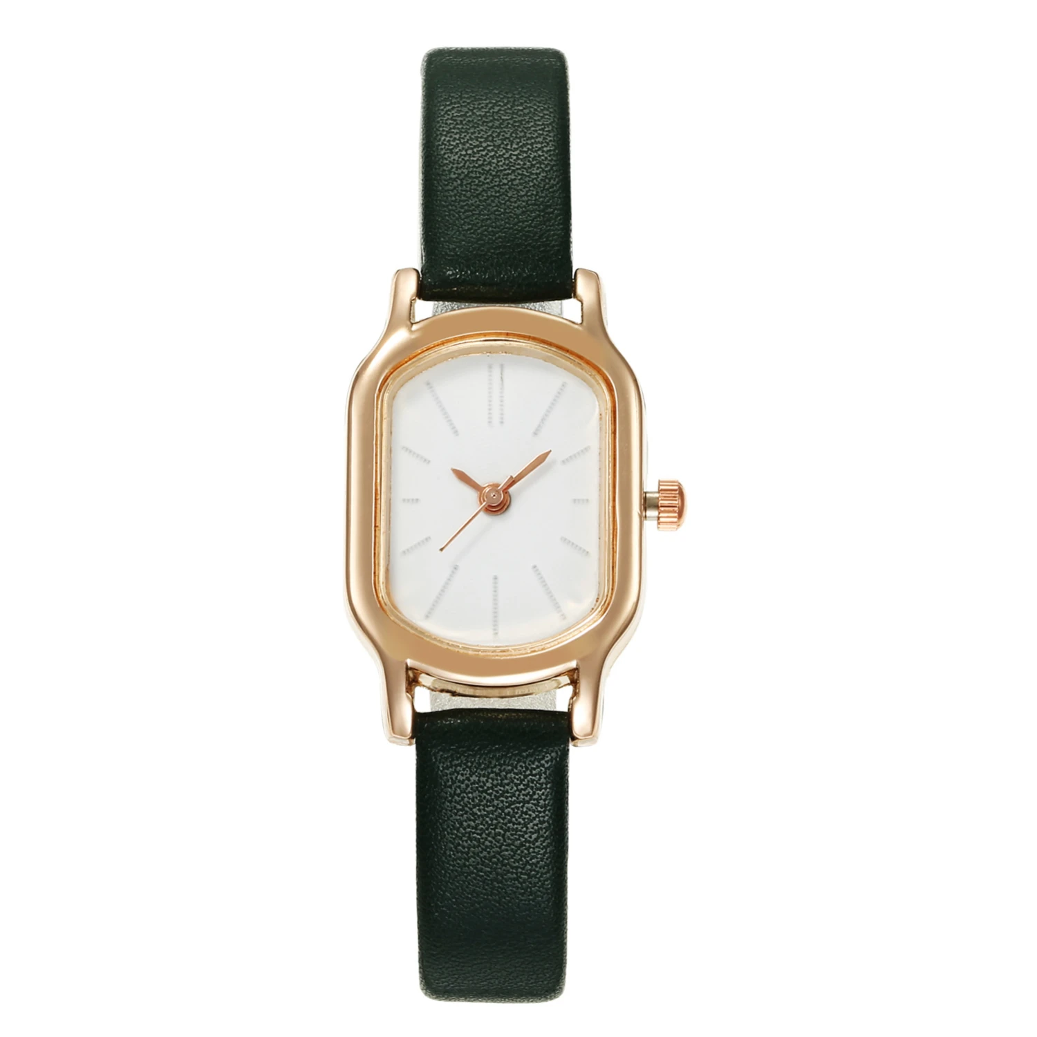 Orologi Vintage semplici da donna per orologio da polso con quadrante da donna orologio da polso con cinturino in pelle orologi da polso Casual da donna di alta qualità