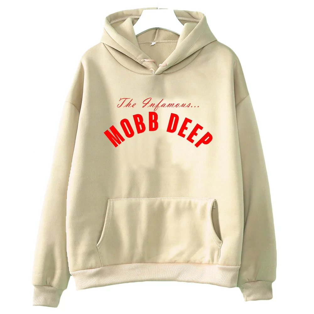 Mobb Deep Hooded for Autumn/Winter Hip Hop Fleece Sweatshirts Long-sleeved Gothic Hooded Clothes Sudaderas Casual Vintage Hoody