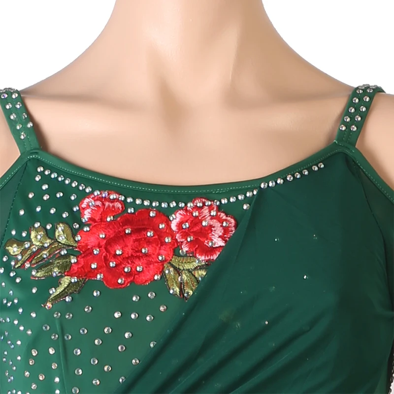 Vestidos de competición de baile de salón, ropa de baile moderno de Vals, traje de escenario, ropa femenina de Flamenca personalizada, 0569