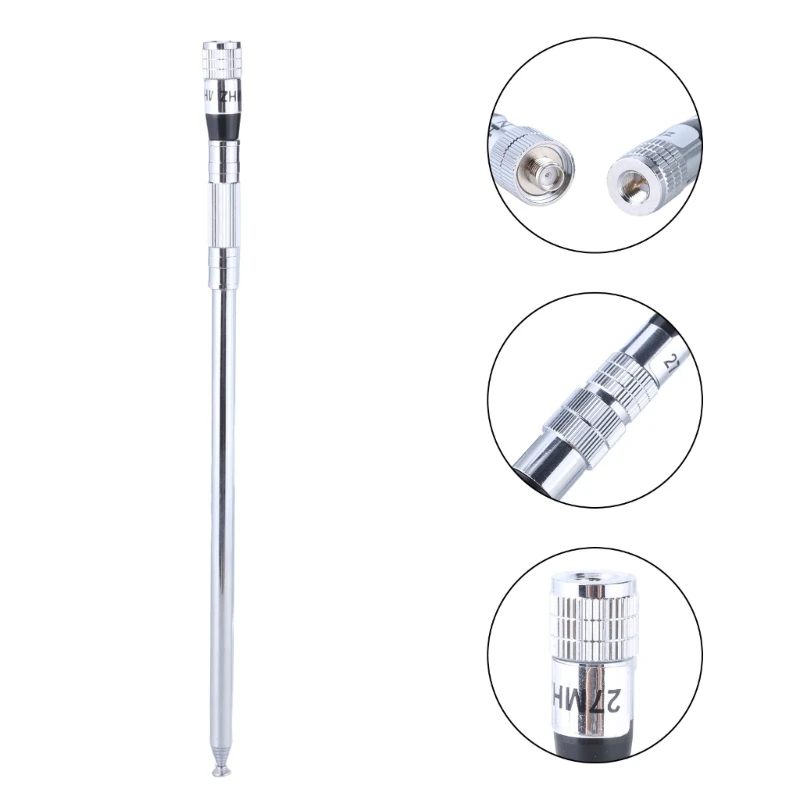 27MHz CB Radio Telescopic Antennas Telescopic 27MHz CB Handheld Radio Antennas for K5 K6 SenHaiX SHX-8800 SHX-8600