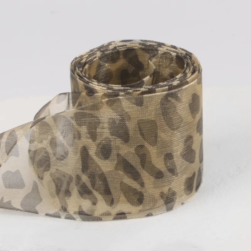 Breite 4 cm, Organza-Chiffon, Leopardenmuster, Schnürsenkel, Länge 100/120/140/160 cm, Schleife, Schnürsenkel für Canvas-Turnschuhe, weiße Schuhe, Schnüre – Detail 11