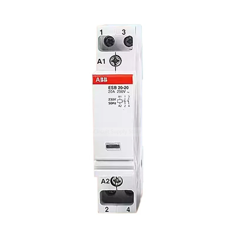 ABB Contactors for Buildings ESB Series ESB20-20 ESB25 ESB40 ESB63 ESB100 AC Contactors and DC Contactors Compatible
