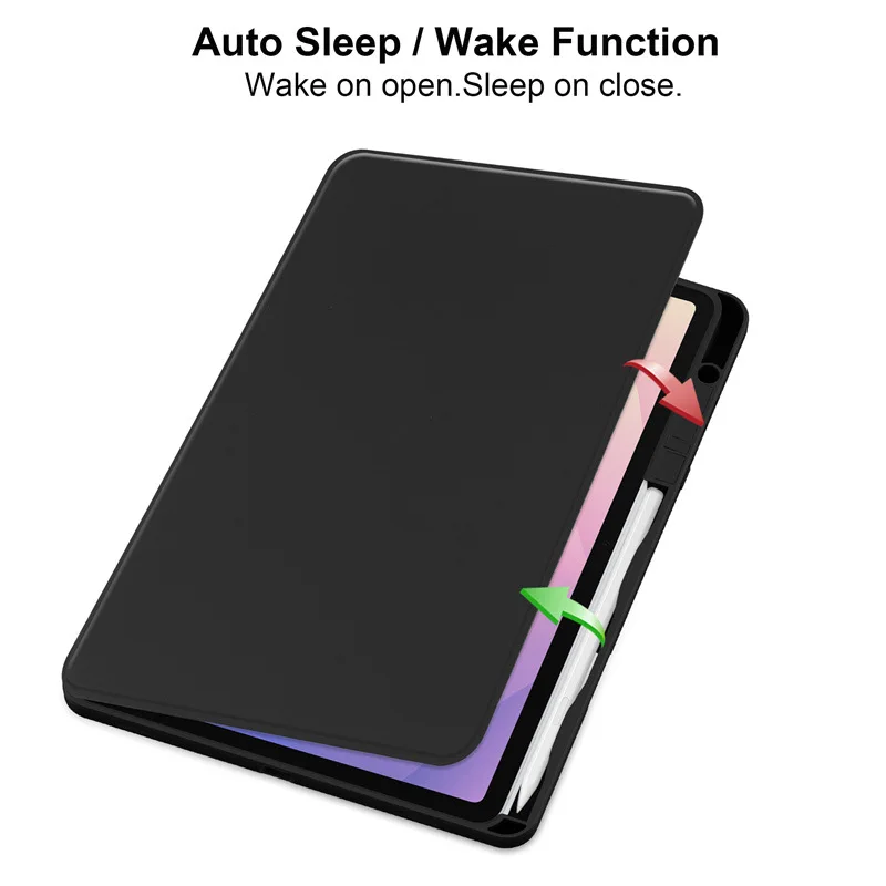 Case For Samsung Galaxy Tab S10 Plus Case 12.4 inch SM-X820 SM-X826B Acrylic Rotating Cover Stand Tablet Shell Funda 2