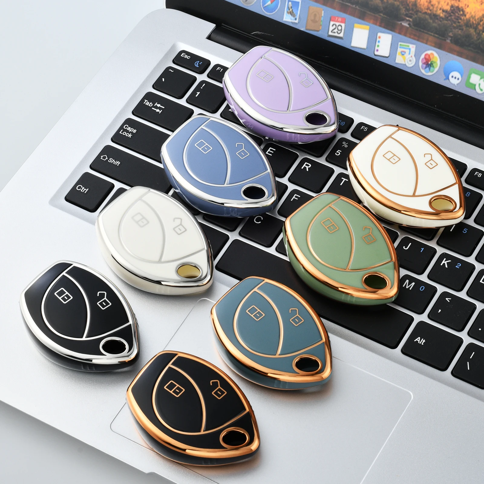 TPU Car Key Case Cover Shell keychian for Toyota FOB COVER FOR TOYOTA Key Cover Keyless CAR Accessories