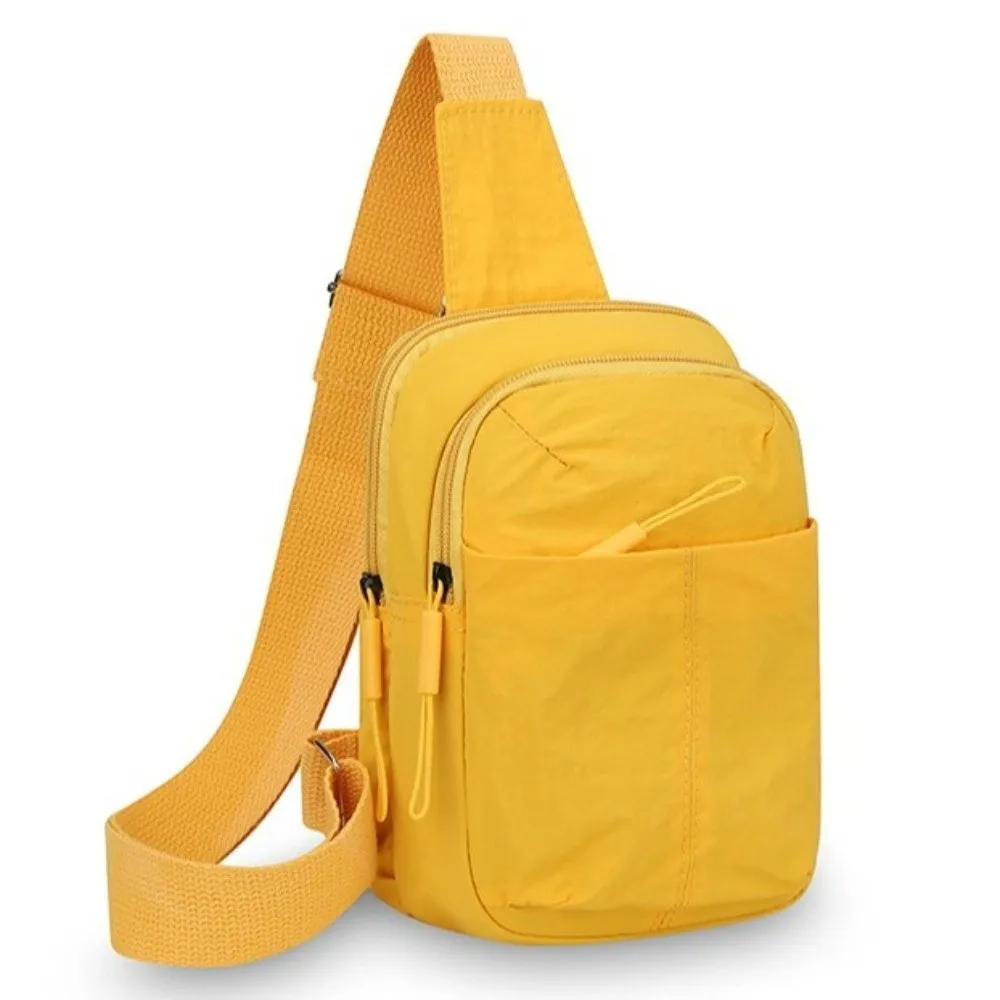 Fashion Adjustable Strap Shoulder Bag All-match Light Weight Messenger Bag Advanced Sense Multi-pocket Phone Bag