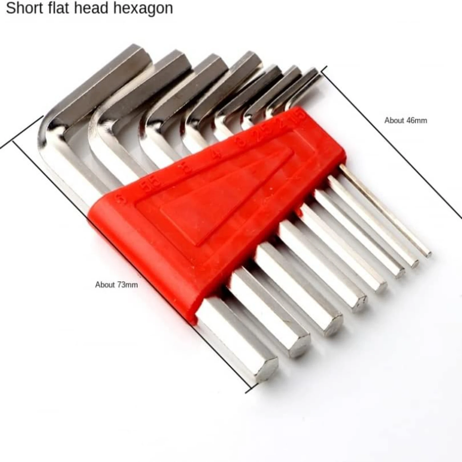 Exciting and versatile 8-piece flat head wrench set for thrilling and smooth maintenance - effortless 6mm bicycle repair screwdr