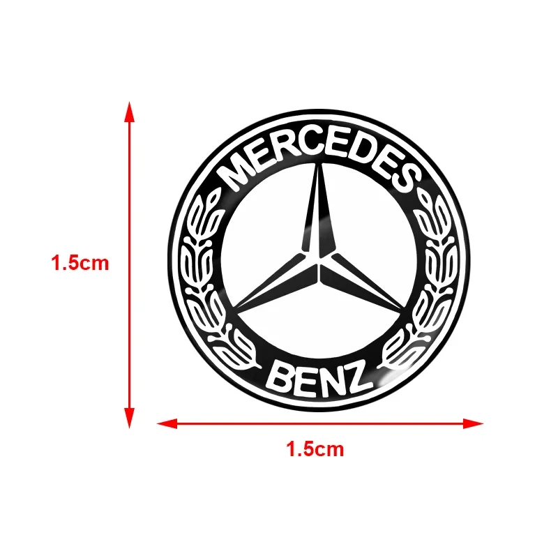 Naklejki na zamek samochodowy z dziurką od klucza Naklejki na drzwi Emblemat do Mercedes-Benz V177 W247 W176 W177 W207 W203 W204 GLA GLC