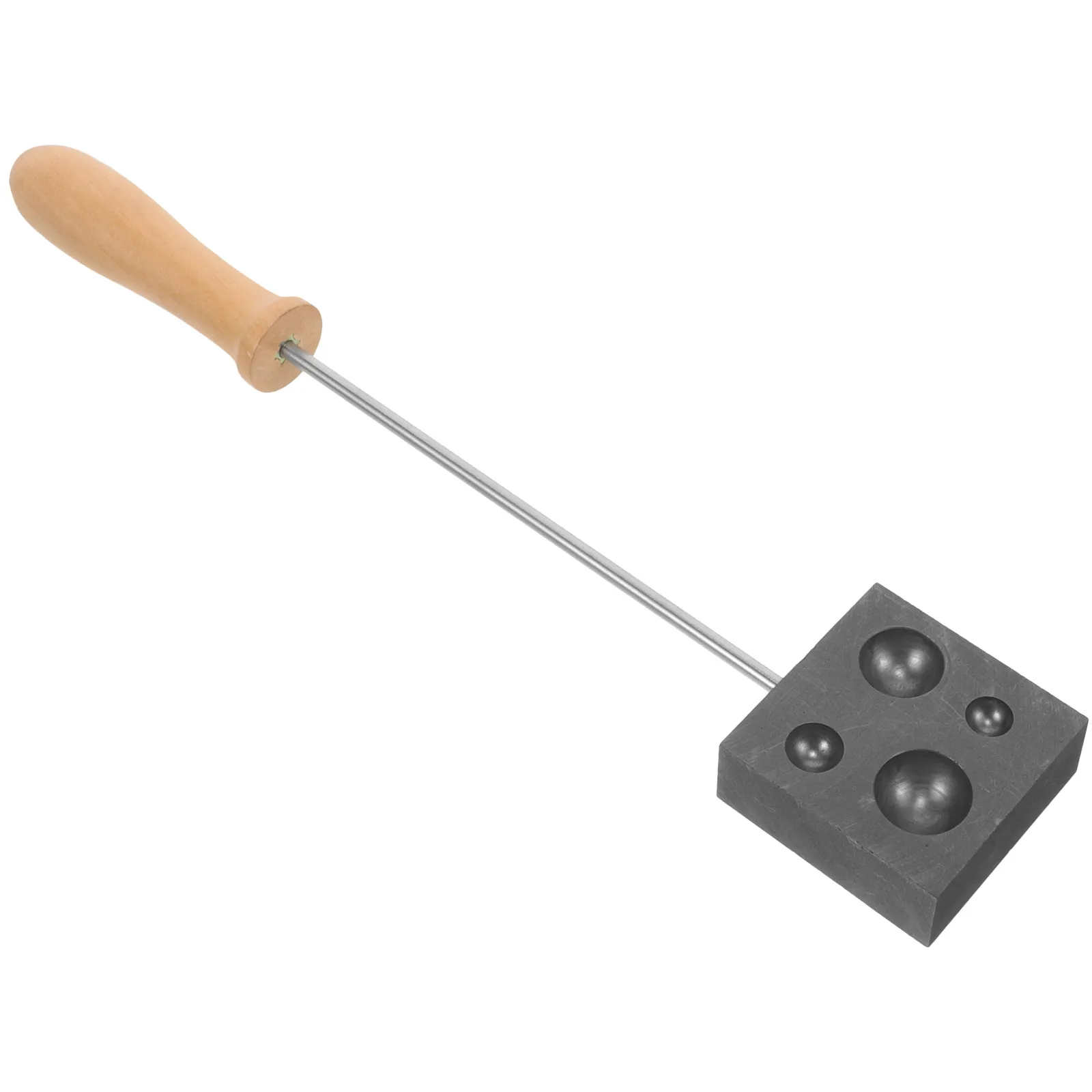 

Graphite Mold Glass Blowing Ingot Molds 4 Hole Hemisphere Glass Blowing Mold DIY Tool Kit For Jewelry Making Crafts