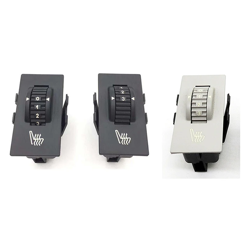 AADD-2pcs Seat heater switch regulator 8906HR 96653109ZD for Peugeot 207/3008/308/407/5005/607/508 for Citroen C5 Heated seat sw