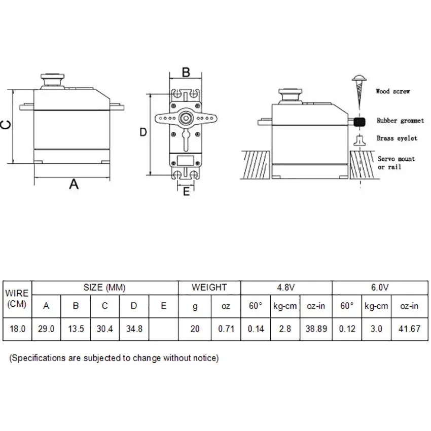 2 個 CYS S8213 モデルアナログ 20 グラムメタルギアサーボロボット RC カーバギートラックボート用