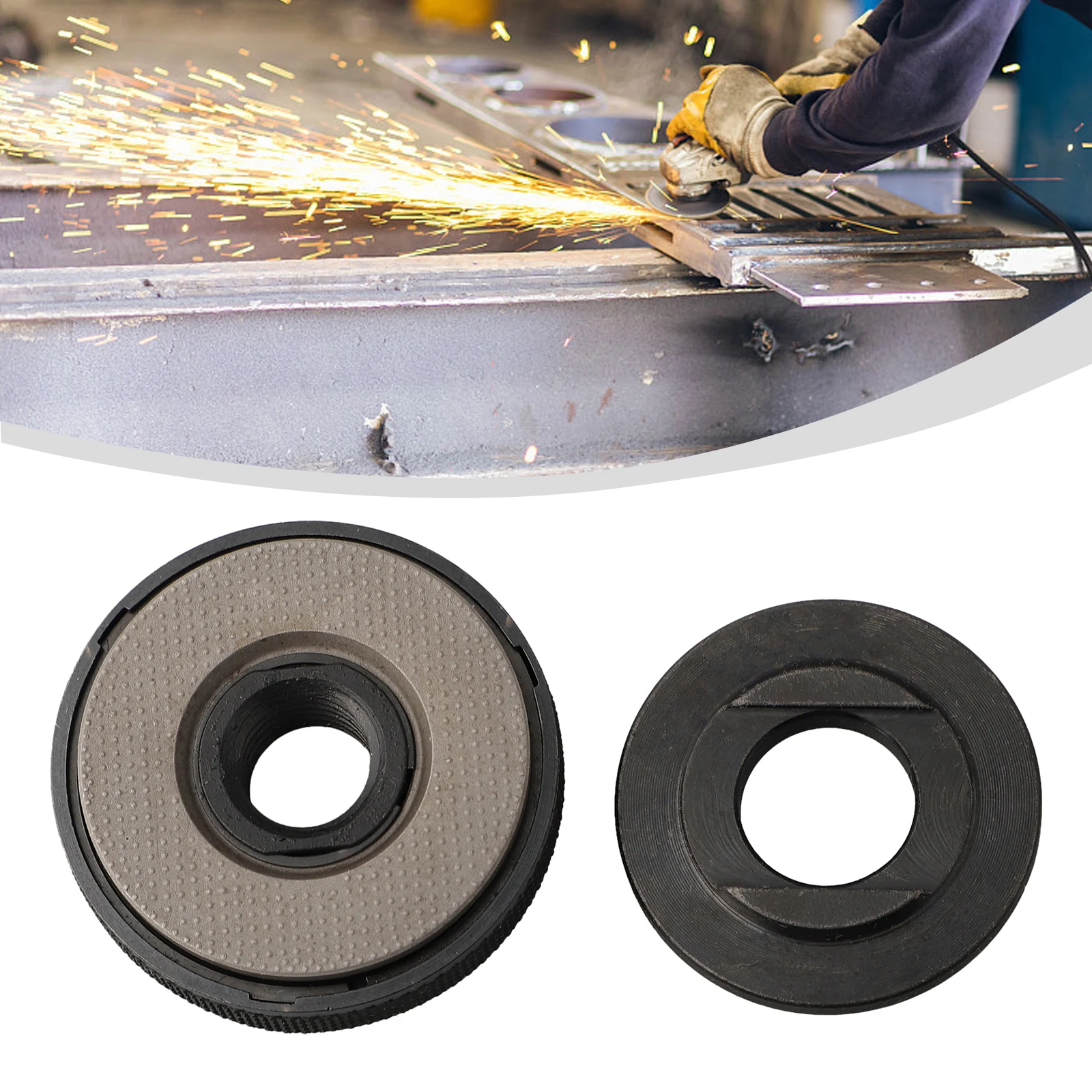 

Air Tool Accessories Cut-Off Wheels Power Tool Pressure Plate Self-locking Clamping 125 180 230 2pc Flange Nut