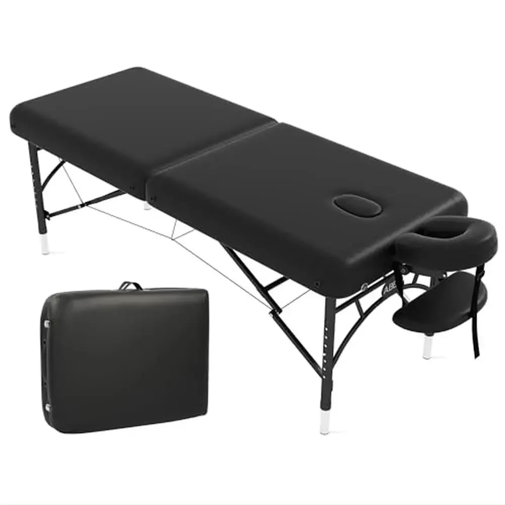 28 Inch Portable Memory Foam Spa Tattoo Facial Bed Lightweight Height-adjustable Professional Salon Esthetician Equipement