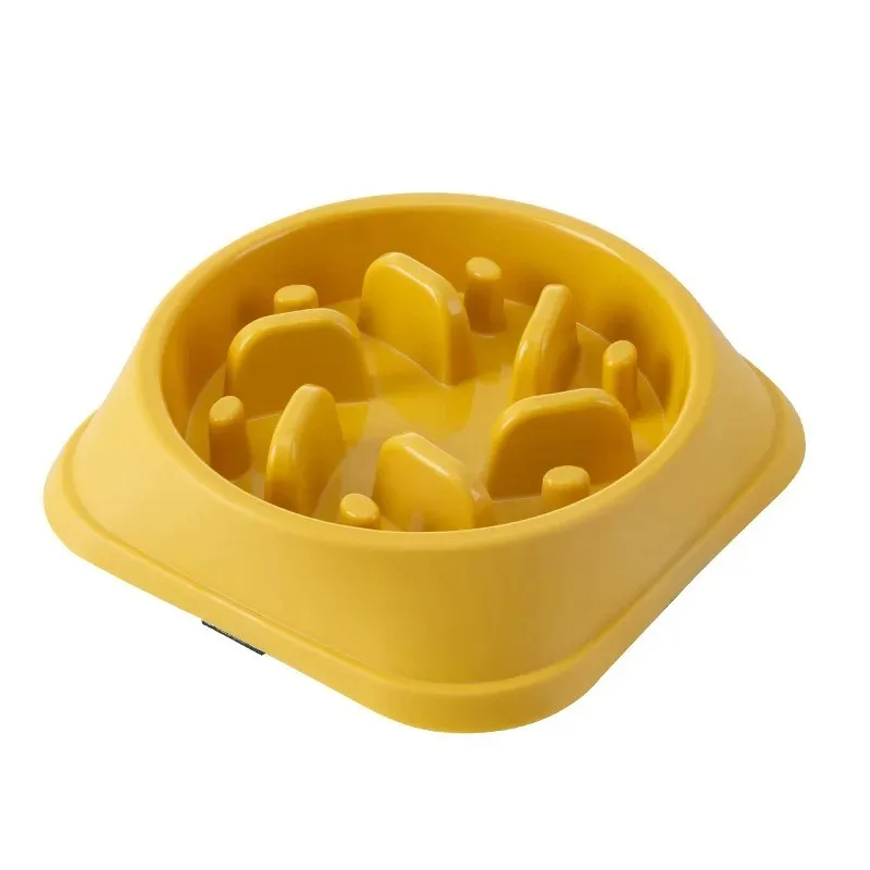 Comedero lento para perros y gatos, ayuda a controlar la ingesta de grasa, redondo y saludable, anti-ahogo, grueso y antideslizante, en diferentes formas.