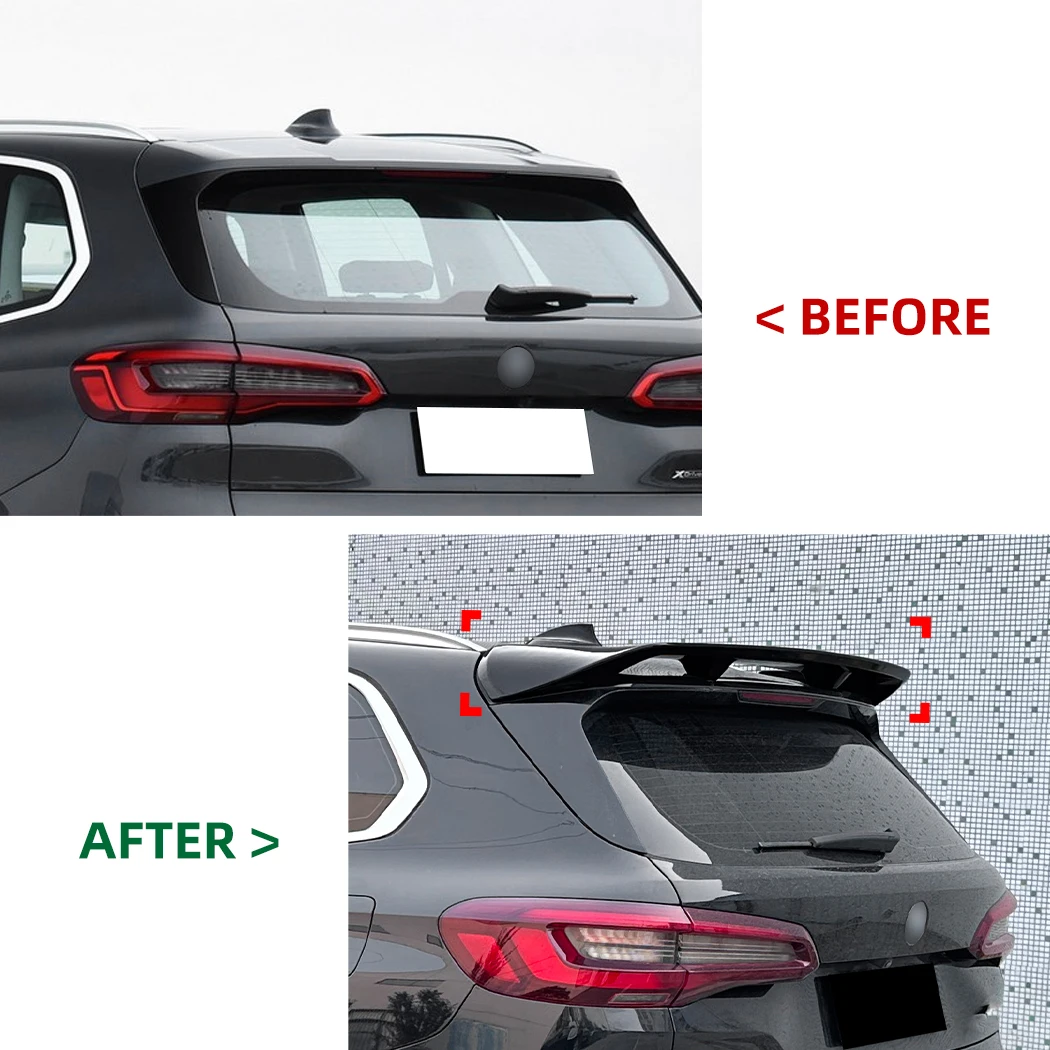 For BMW X5 G05 2019+ Car Rear Trunk Spoiler Wing Roof Spoiler Wings Auto Accessories