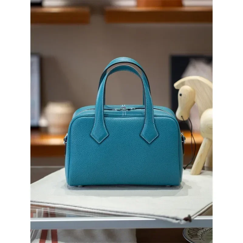 

High Quality Real Cowhide New Women's Bags Light Luxury Fashionable Versatile Portable Messenge Briefcase Bags Large-capacity