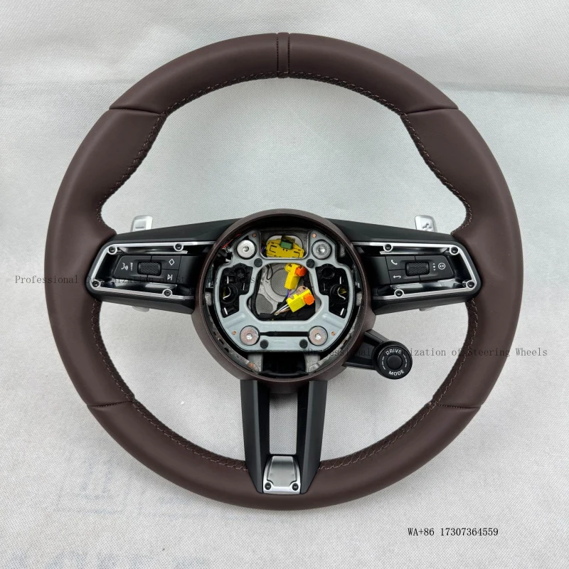 Suitable for Porsche steering wheels: Cayenne, Panamera, Macan, 718, 91, Cayman. For modification and upgrade from old to new, s