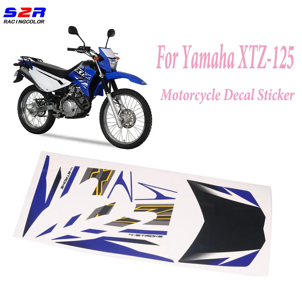 Motorcycle Sticker for Yamaha XTZ-125 XTZ 125  XTZ125 Graphics Kit Decal Sticker Wrap Accessories