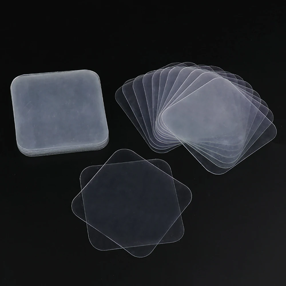 10-50Pcs Transparent Nano Double-Sided Tape Square Strong Non Marking Anti Slip Adhesive Tape Fixed 60x60mm Storage Patch