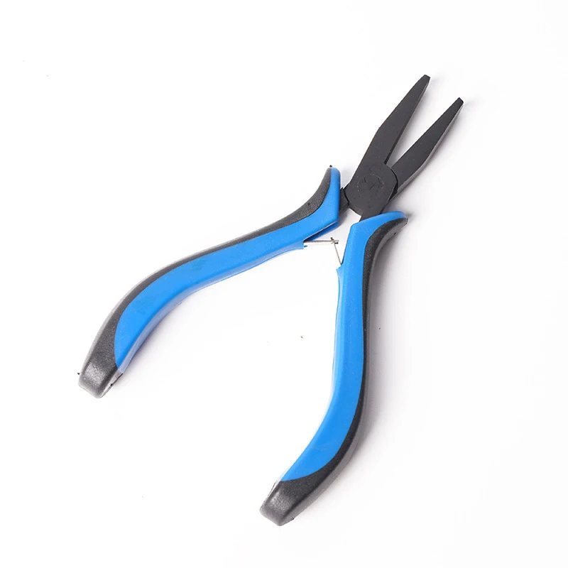 1PC Flat Mouth Pliers DIY Hand Tied Hook Tool Jewelry Line Dipping Plastic Handle Tools Pull Sub Pliers