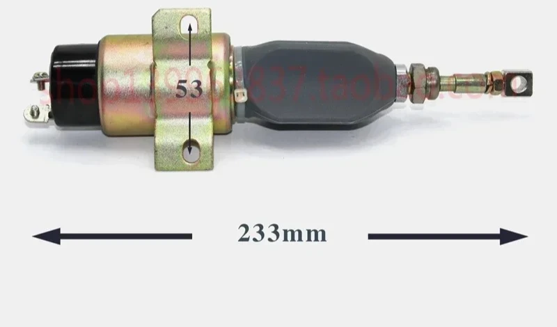 generator set shutdown shutdown solenoid,  engine fuel cut-off solenoid valve flameout device 12V 24V