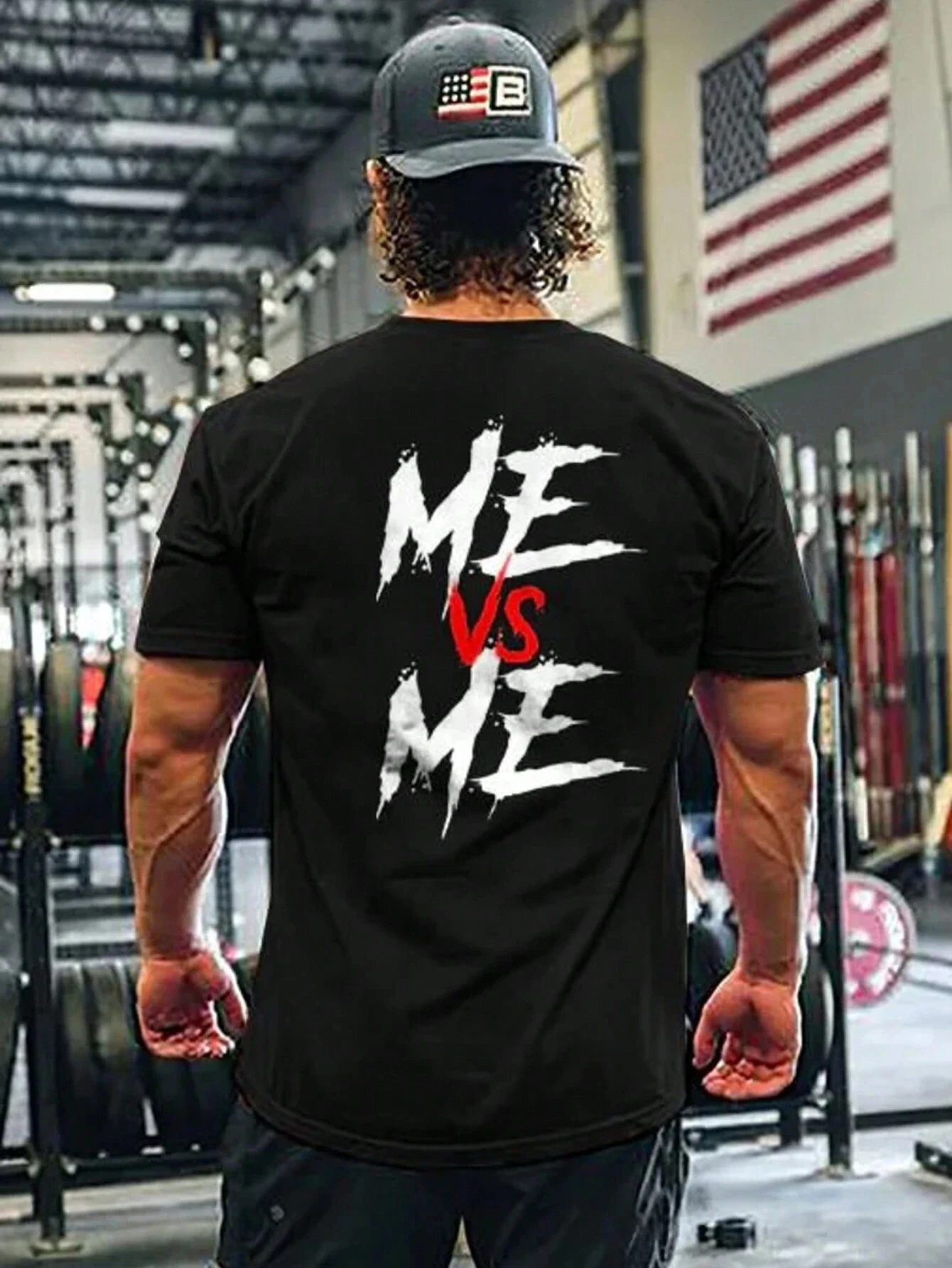 Me Vs Me Men Cotton T-shirt Luxury Brand Fashion Big Size Top Casual Short Sleeve Streetwear Classic Print New Arrival Tee S-4XL