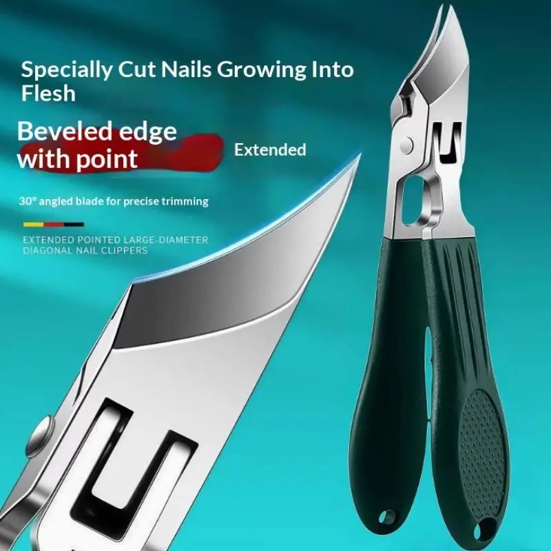 1/3Pcs Eagle Beak Oblique Toe Nail Trimmers 25° Slant Edge Nail Clipper Anti-Splash Cuticle Remover Manicure Pedicure Tool