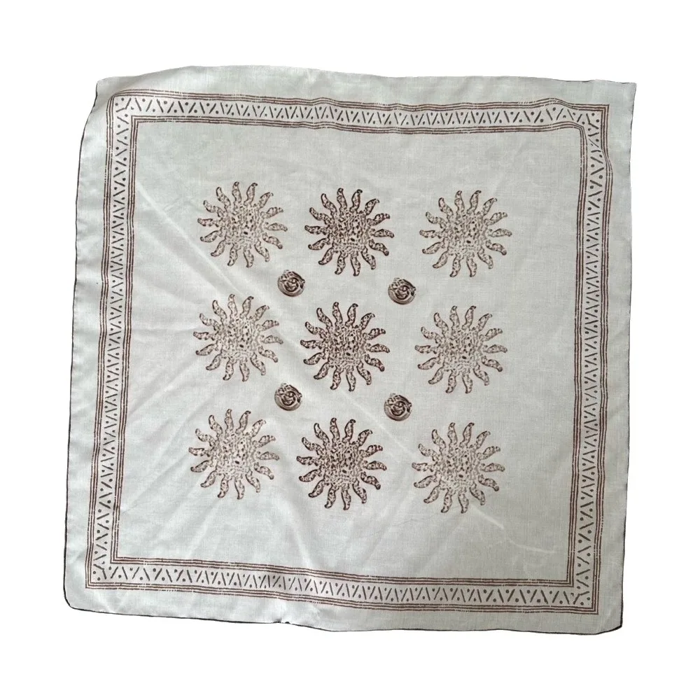 

Turban Accessories Flower Square Headscarf Hip Hop Y2K Print Hair Scarf Soft Wrap Hair Band Punk Bandana Girls