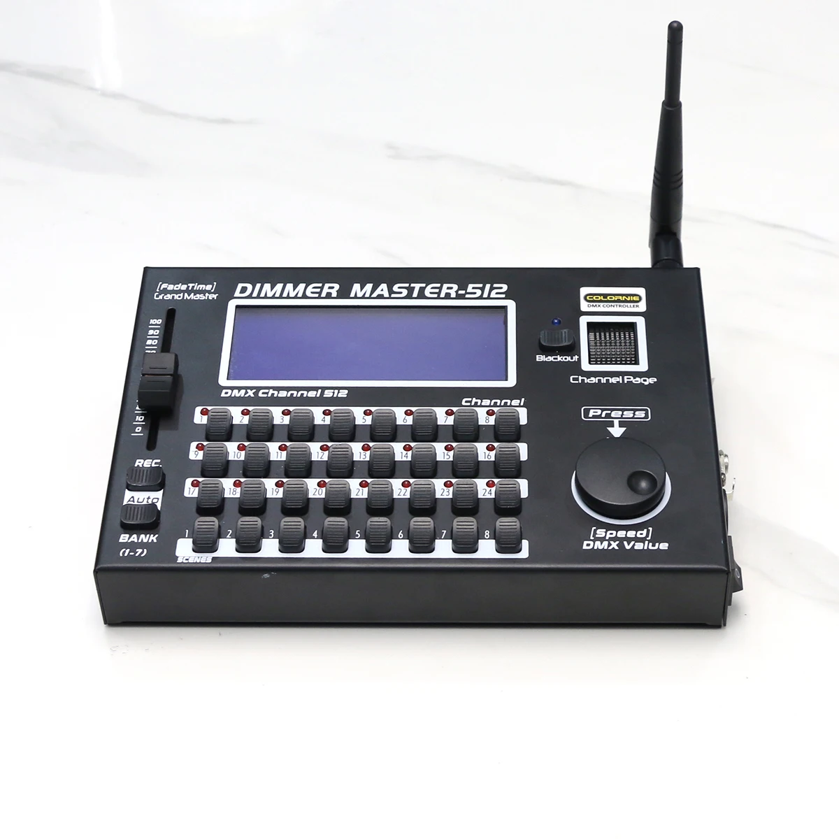 

New Wireless Dimmer MASTER 512CH Controller DMX Console For Stage DJ Party Light Beam Wash Lighting