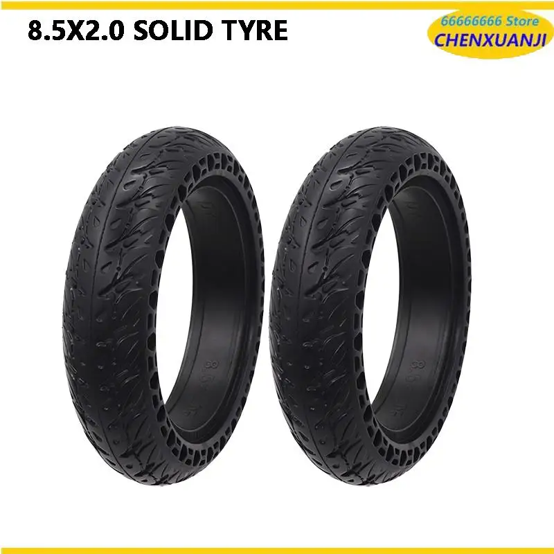 

8,5-дюймовая внедорожная шина для электросамокатов, цельнолитая резиновая шина 8,5x2,0 для повышенной износостойкости