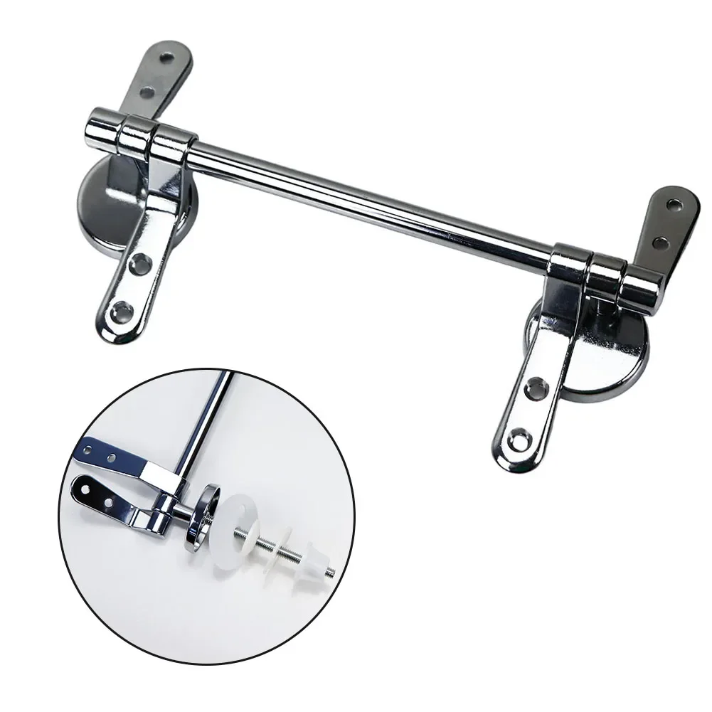 Zinc Alloy Connecting Rod Toilet Lid Hinge Hotel Toilet Accessories Hinge Bathroom Repair Replacement Kit Toilet Seats Parts