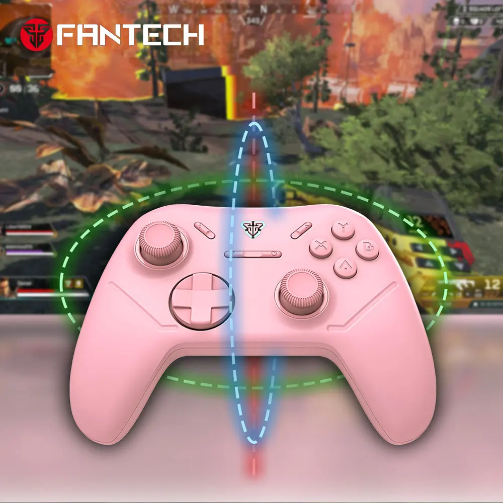 FANTECH SHOOTER III WGP13S 1000Hz ワイヤレスゲーミングゲームパッド モーションセンサー 有線コントローラー ホール効果トリガーとジョイスティック